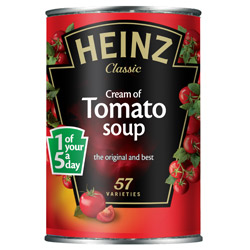 Heinz Cream of Tomato Soup is the best selling variety in the Irish market